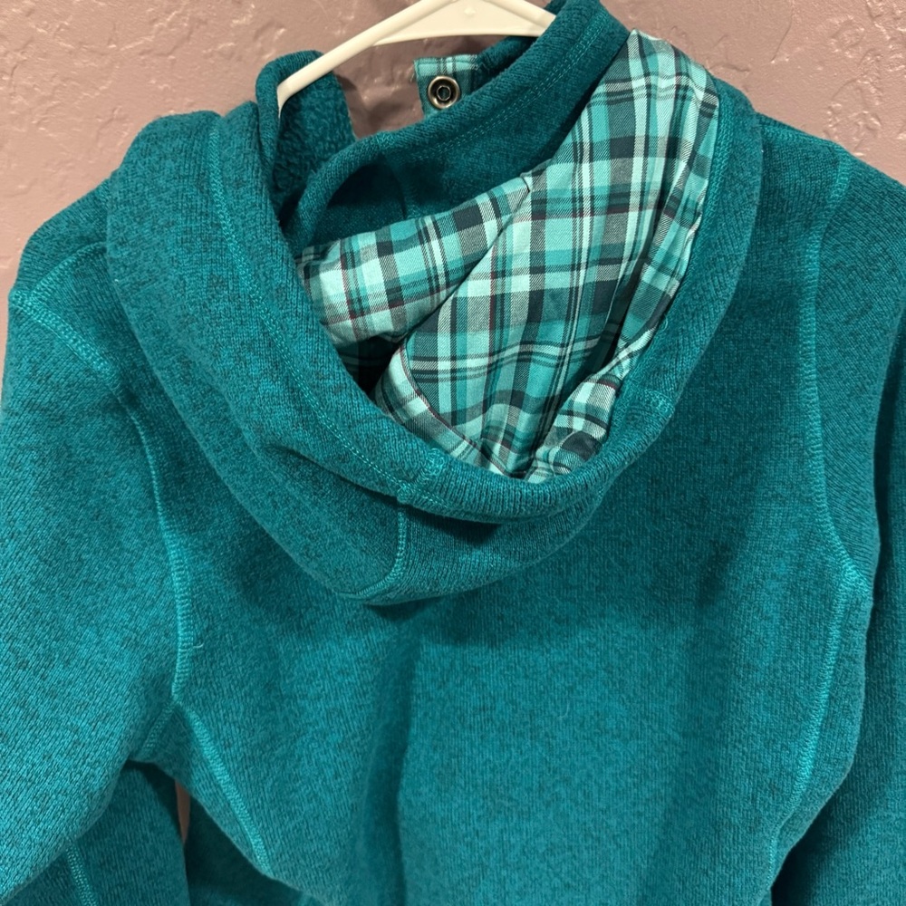 The North Face Teal Hoodie - M - Picture 3 of 5